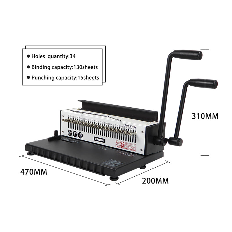 TD-1500B34 WIRE BINDING MACHINE