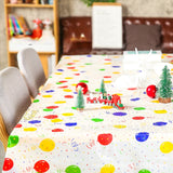 Rayson Oil-Resistant Disposable Peva Plastic Tablecloth with Cartoon Design for Parties and Events.